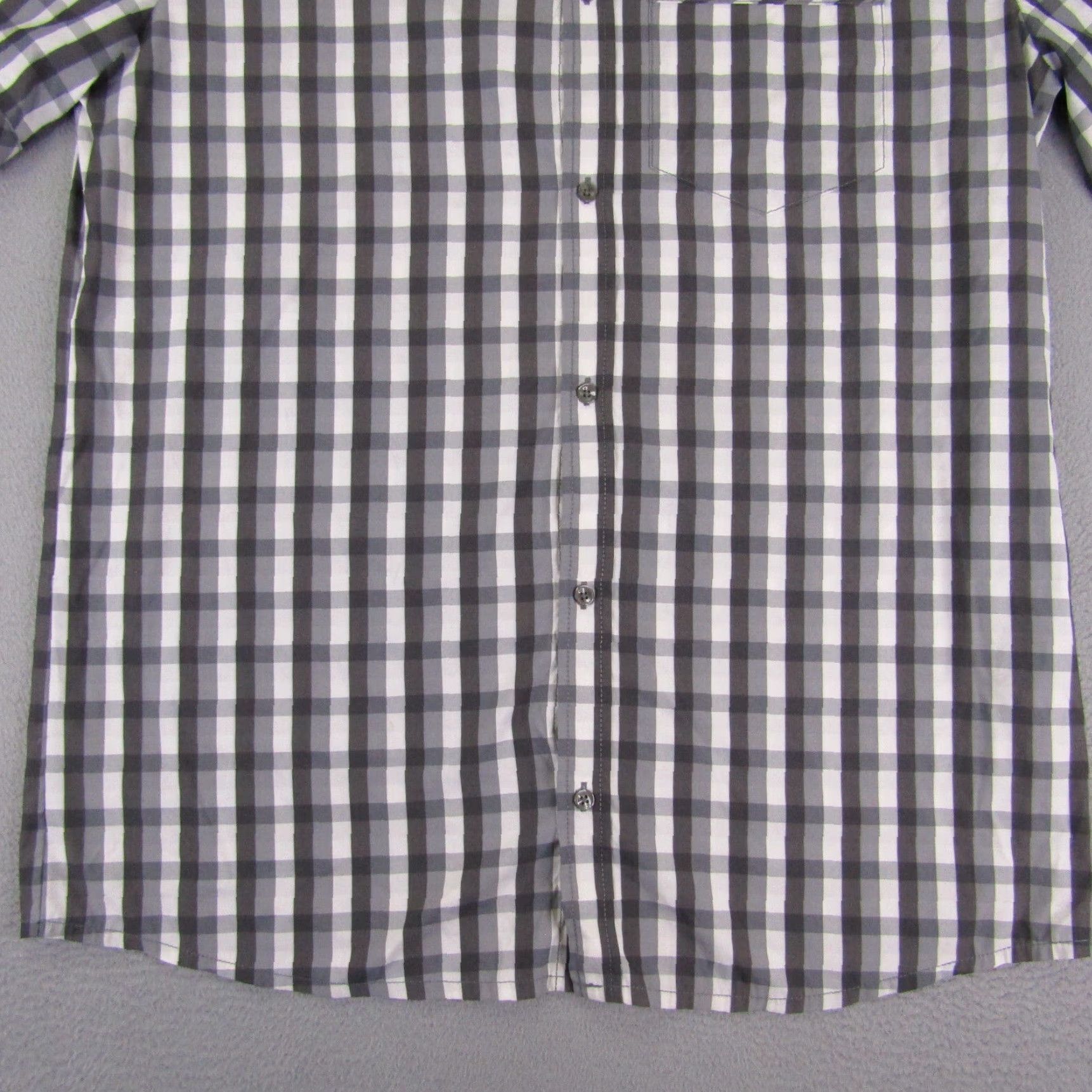 Jack Wolfskin Jack Wolfskin Shirt Mens Extra Large Gray Plaid Button Up UV Shield Lightweight Size US XL / EU 56 / 4 - 4 Thumbnail