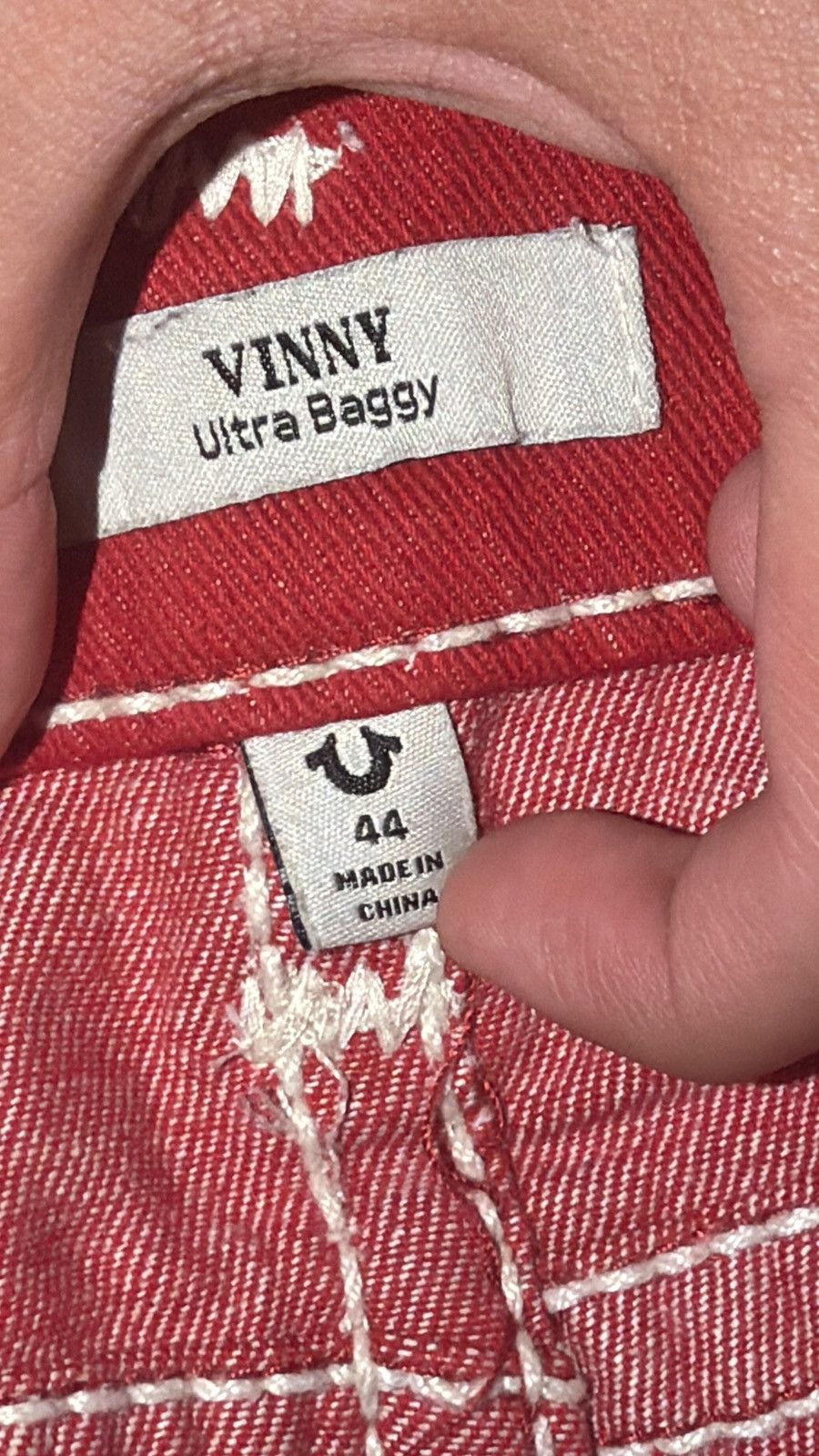 True Religion True religion ultra baggy vinny red jeans Size US 44 / EU 60 - 4 Thumbnail