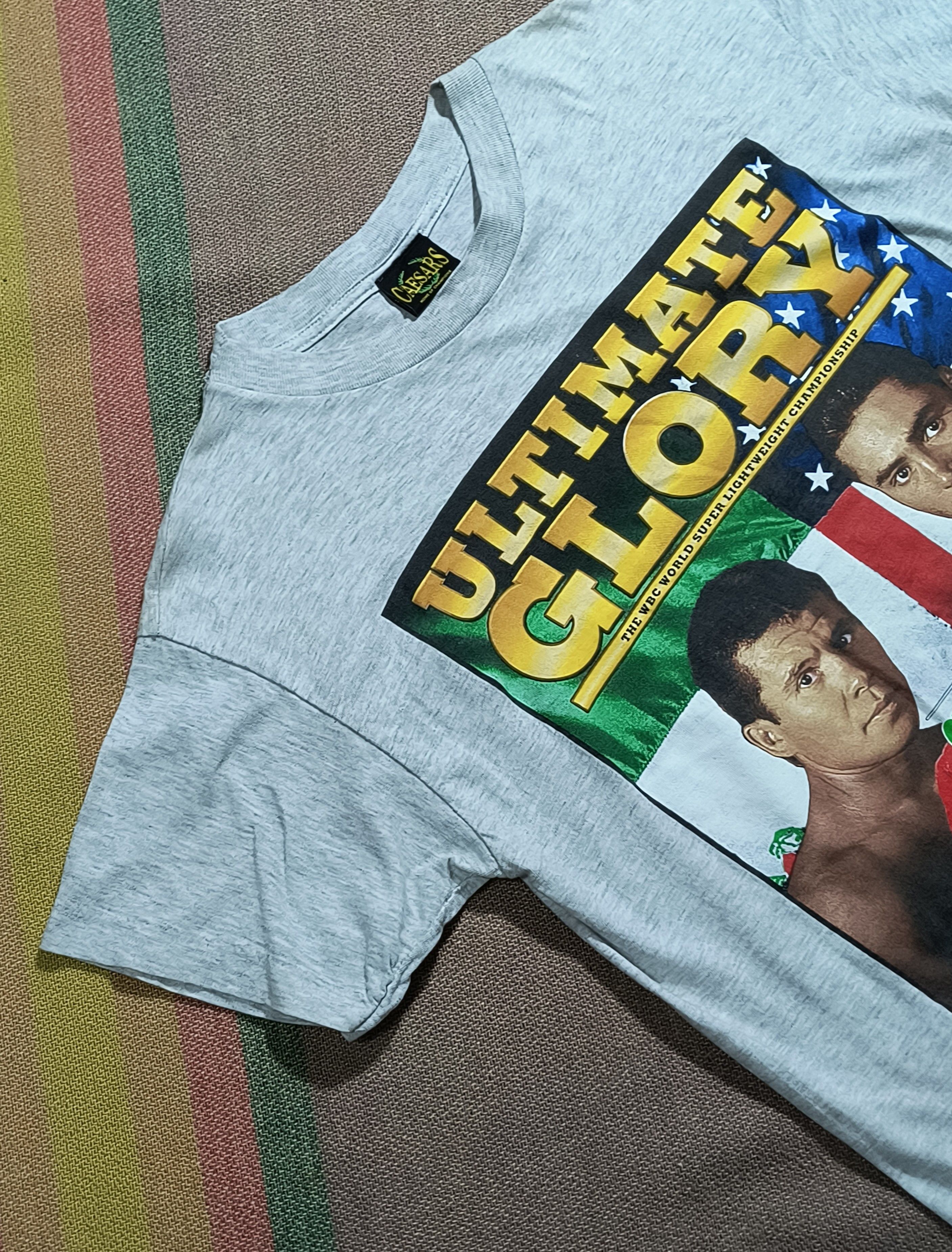 Vintage Chavez vs De La Hoya ultimate glory 1996 tee Size US L / EU 52-54 / 3 - 3 Thumbnail
