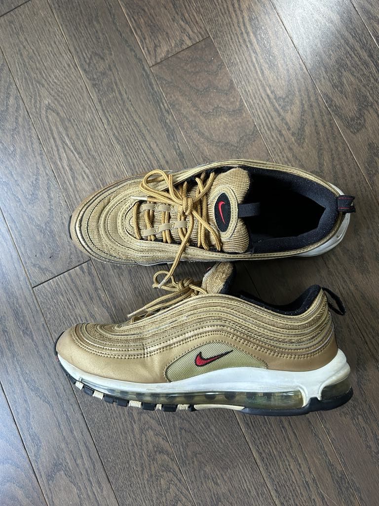 Nike Air Max 97 OG QS 'Metallic Gold' Size US 9.5 / EU 42-43 - 3 Thumbnail