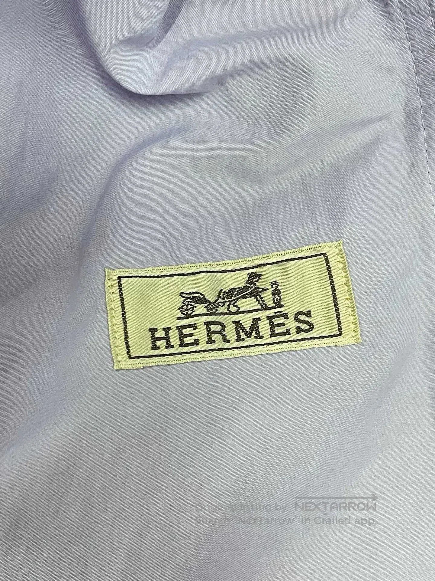 Hermes Hermes Purple Long Trench Coat. Size US M / EU 48-50 / 2 - 4 Thumbnail
