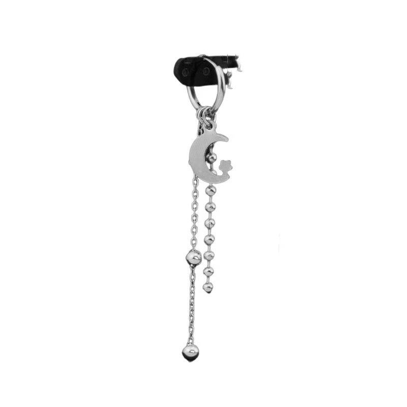 Jewelry × Sterling Silver Cross Vibe Earrings One Pairs Chrome Jewelry Size ONE SIZE - 5 Thumbnail