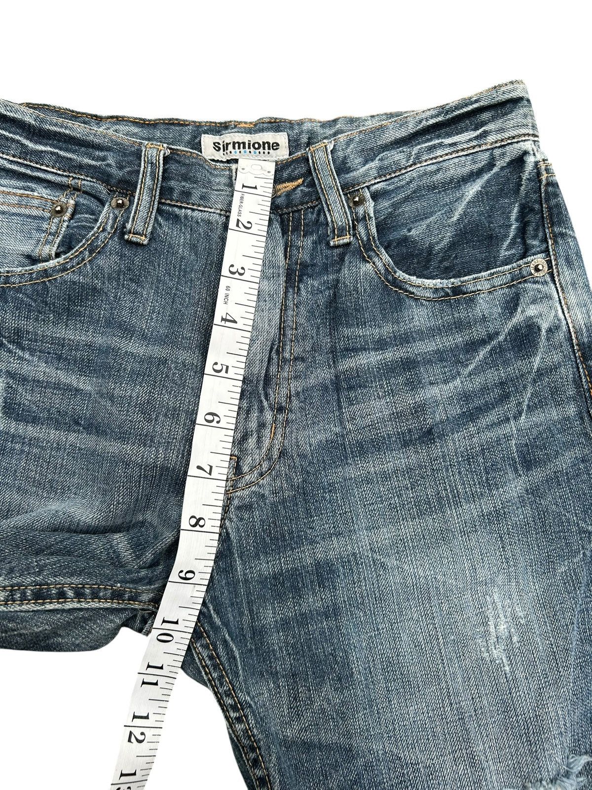 Kapital Vintage Skull Japanese Brand Sirmione Distressed Denim Jeans Size US 27 - 16 Thumbnail