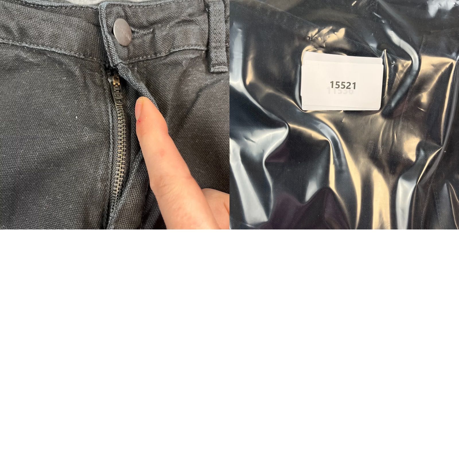 Carhartt Carhartt Womens Jeans Boyfriend Tapered 27 30 UK 8 Dark Black Denim 5-Pocket Regular Fit High Rise Size 30" / US 8 / IT 44 - 9 Thumbnail