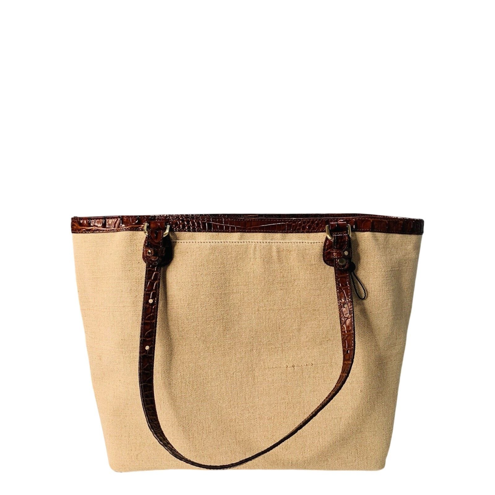 BRAHMIN Brahmin Brooke Pecan Pipa Greeting Massachusetts Tote Woody Size ONE SIZE - 13 Thumbnail