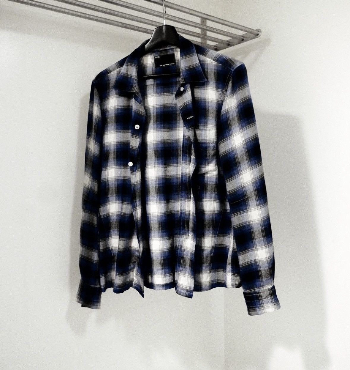 Number (N)ine Number (N)ine Blue checkered western button up Size US M / EU 48-50 / 2 - 2 Thumbnail