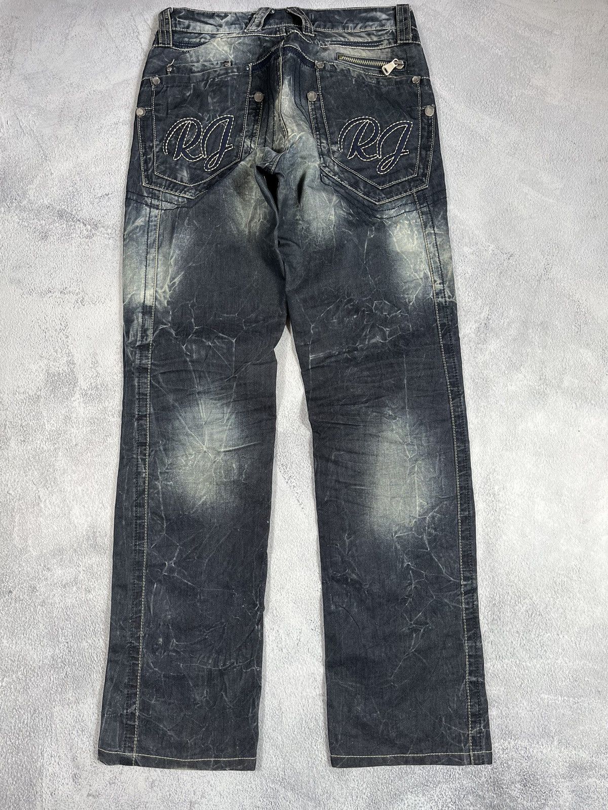 Japanese Brand × Vintage Vintage Y2K Japanese faded denim jeans streetwear size 32 Size US 32 / EU 48 - 1 Thumbnail