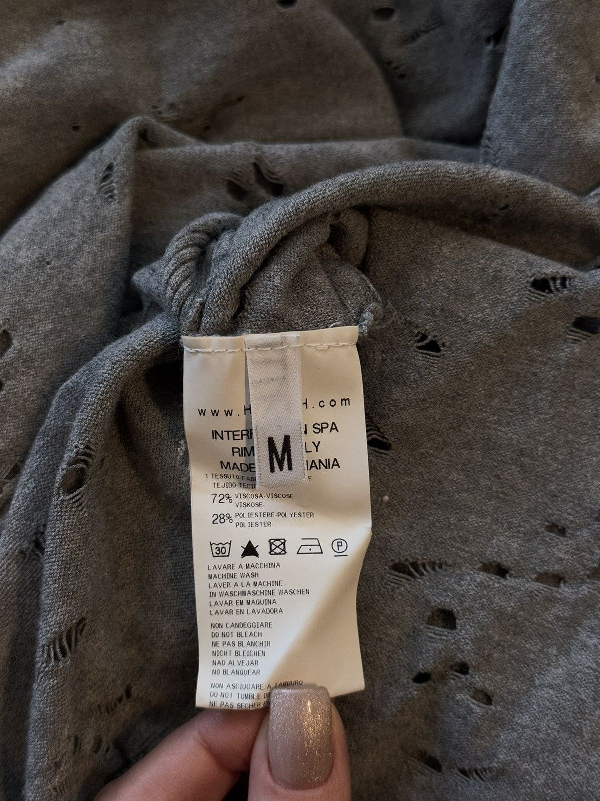 Designer High use by Claire Campbell avant garde blouse tunic Size M / US 6-8 / IT 42-44 - 9 Thumbnail