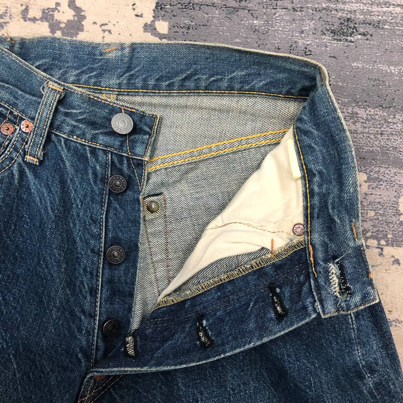 Evisu P758 VTG EVISU BY EVIS SELVEDGE JEANS Size 25" / US 0 / IT 36 - 6 Thumbnail