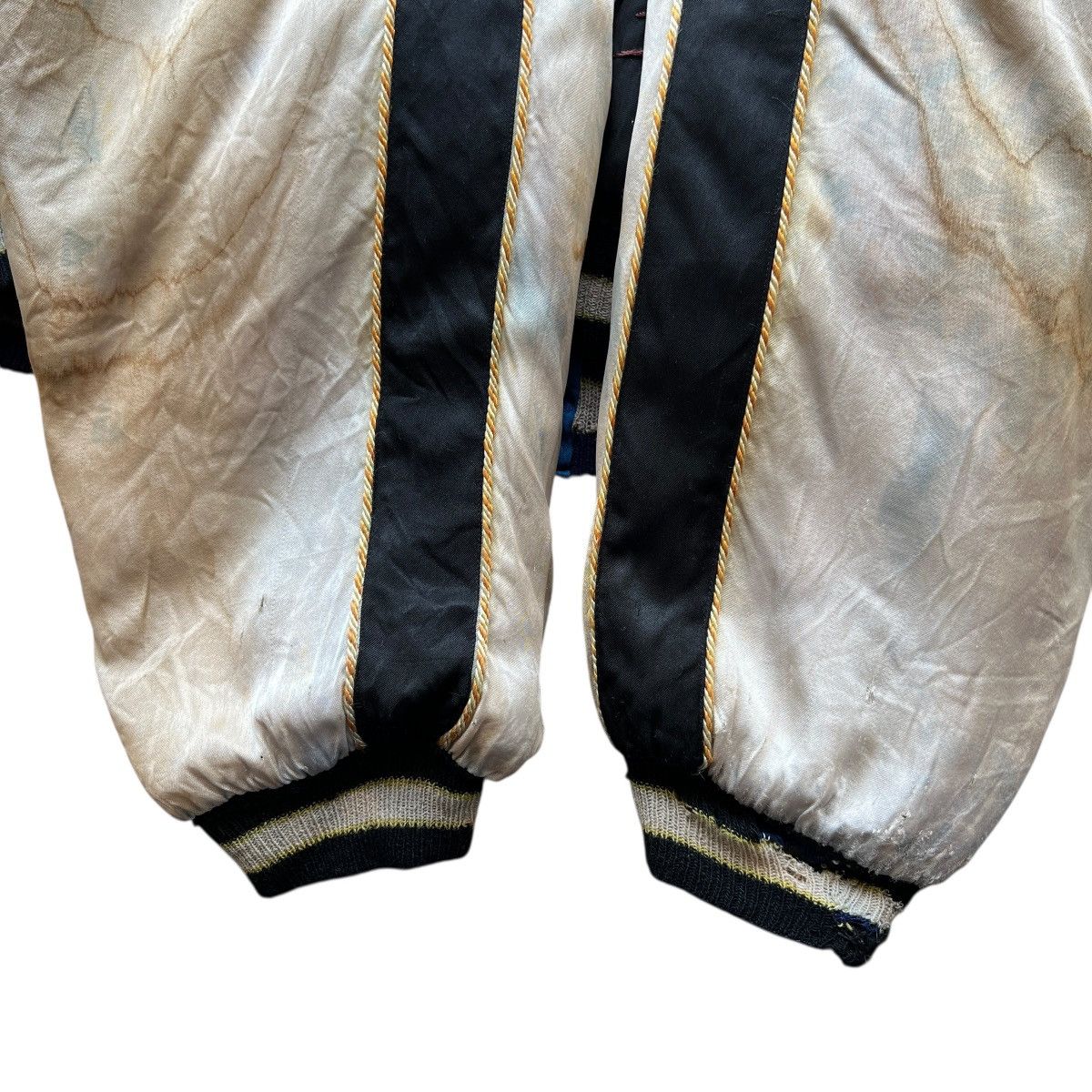 Vintage 🔥 50s WWII SUKAJAN SOUVENIR ANIMAL MOTIVE BOMBER JACKET Size US L / EU 52-54 / 3 - 20 Thumbnail