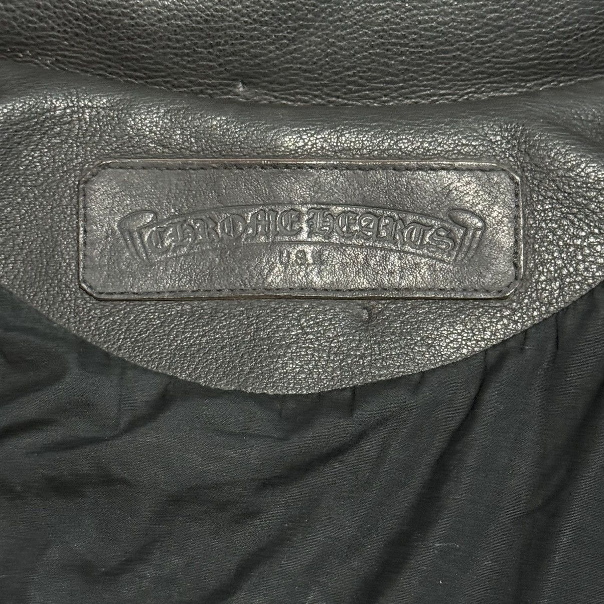 Chrome Hearts RARE 1 of 1 Vintage Chrome Hearts Leather Cross Star Jacket Size US M / EU 48-50 / 2 - 23 Thumbnail