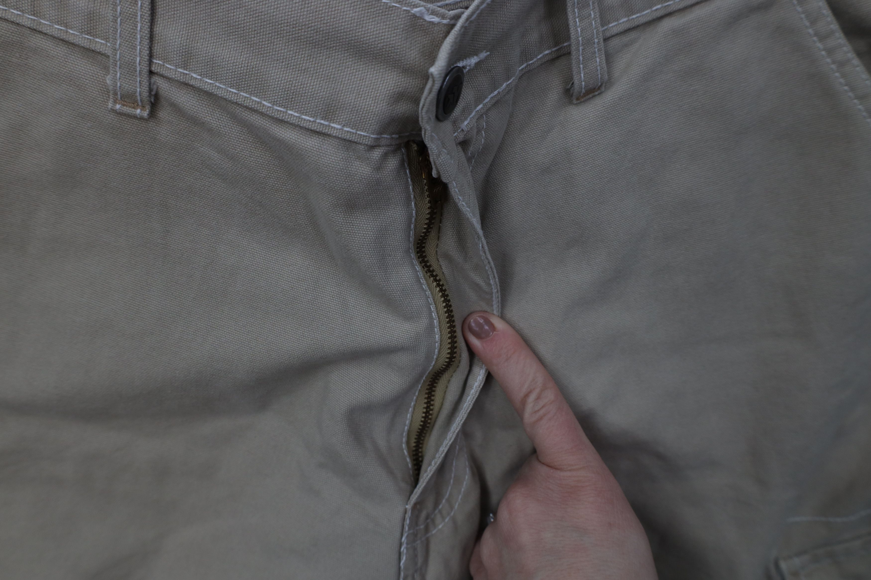 Vintage Vintage 90s Y2K Streetwear Canvas Cargo Shorts Khaki Tan Size US 34 / EU 50 - 7 Thumbnail