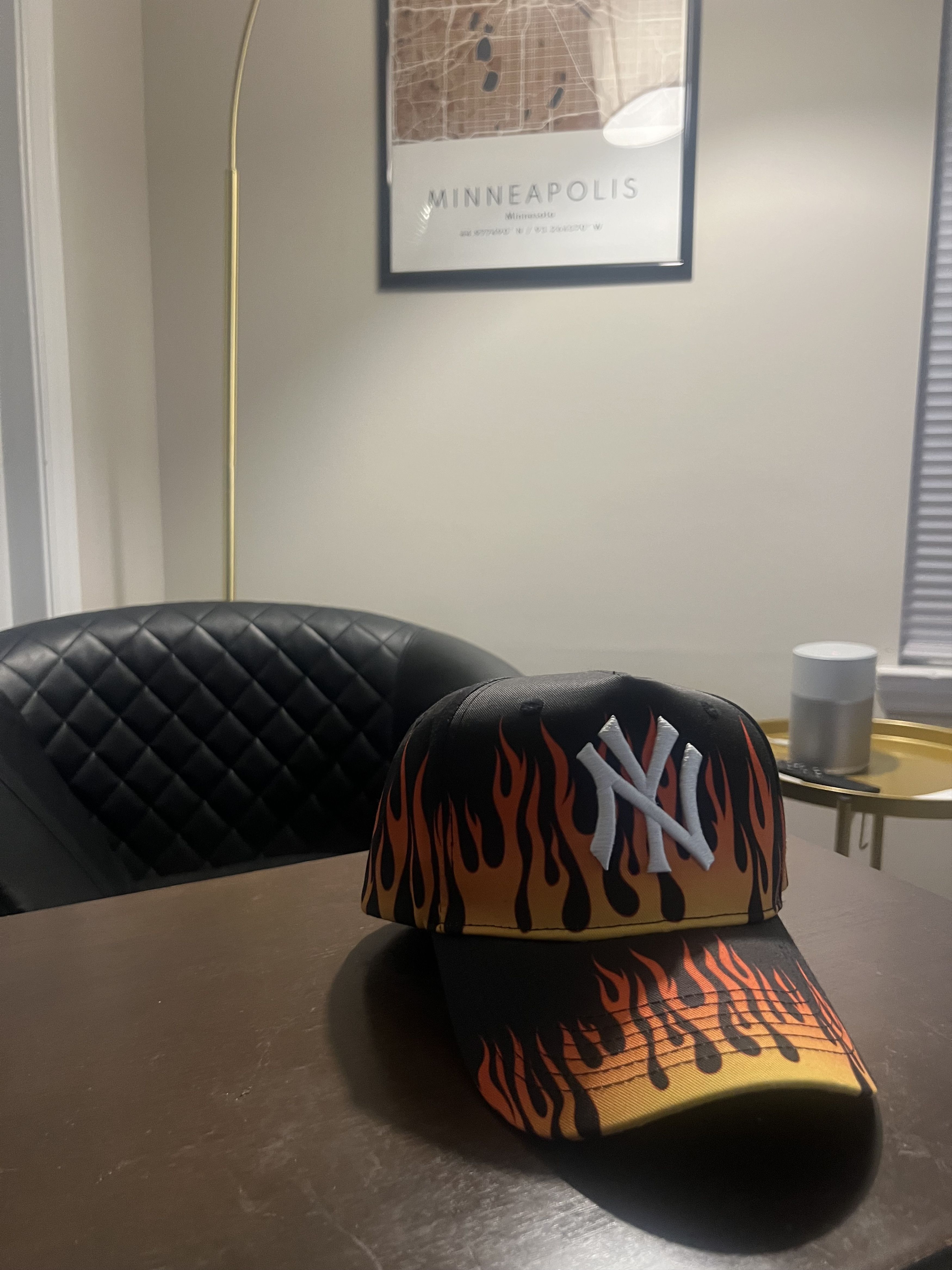 Shmeel Shmeel NYC hat- Flames Size ONE SIZE - 4 Thumbnail