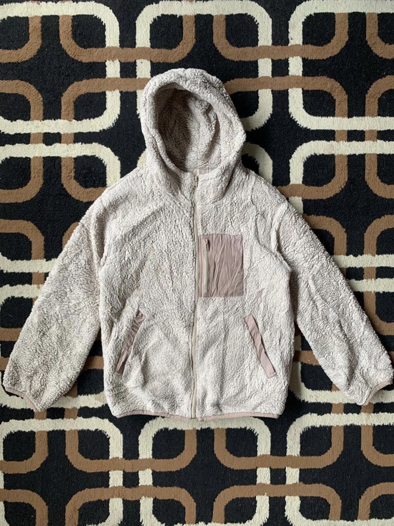 Japanese Brand GU deep Pile Fleece Zipper Jacket Size M / US 6-8 / IT 42-44 - 7 Thumbnail