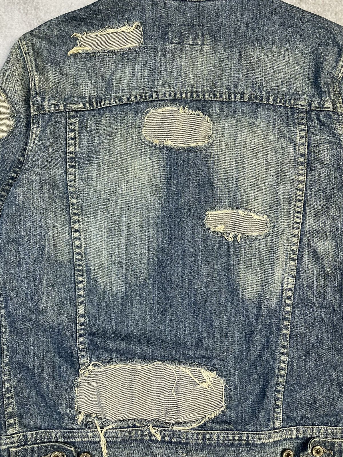 Dolce & Gabbana AW04 Dolce & Gabbana Artisanal Patchwork Denim Jacket Size US M / EU 48-50 / 2 - 9 Thumbnail