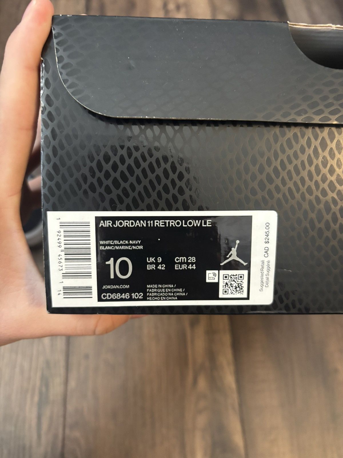 Jordan Brand Size 10 - Jordan 11 Low Navy Snakeskin 2019 Size US 10 / EU 43 - 7 Thumbnail