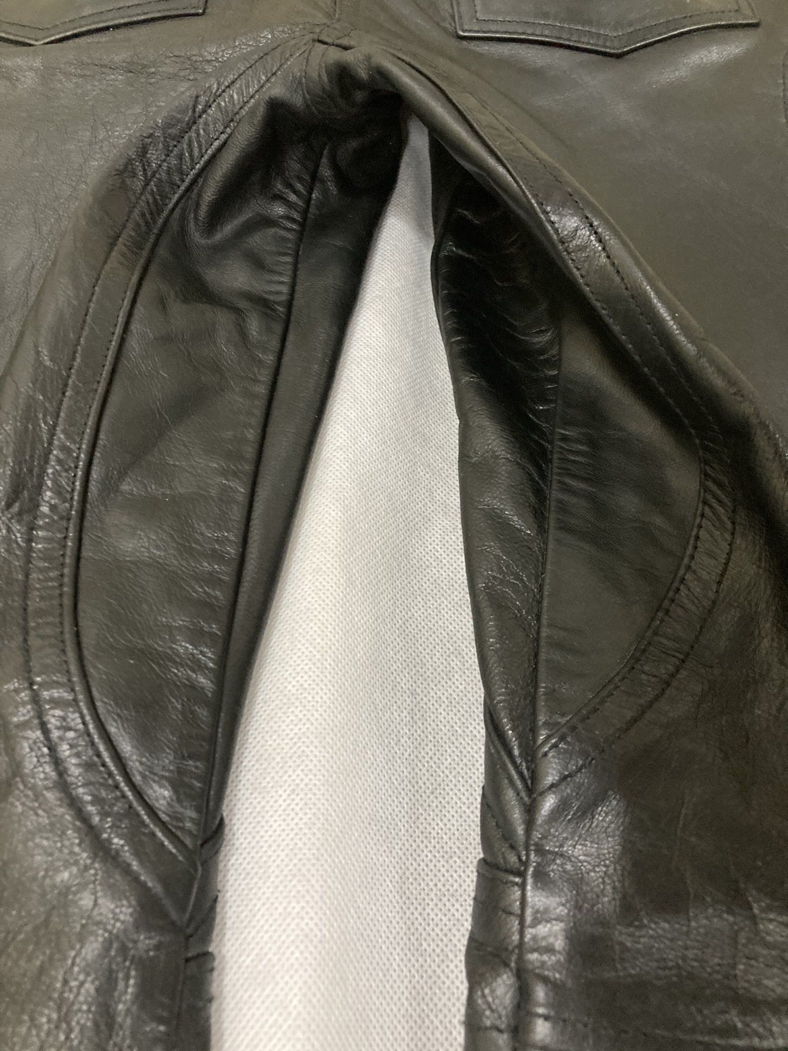 Vintage Ritual Fashion Armour Leather Pants Size US 29 - 3 Thumbnail