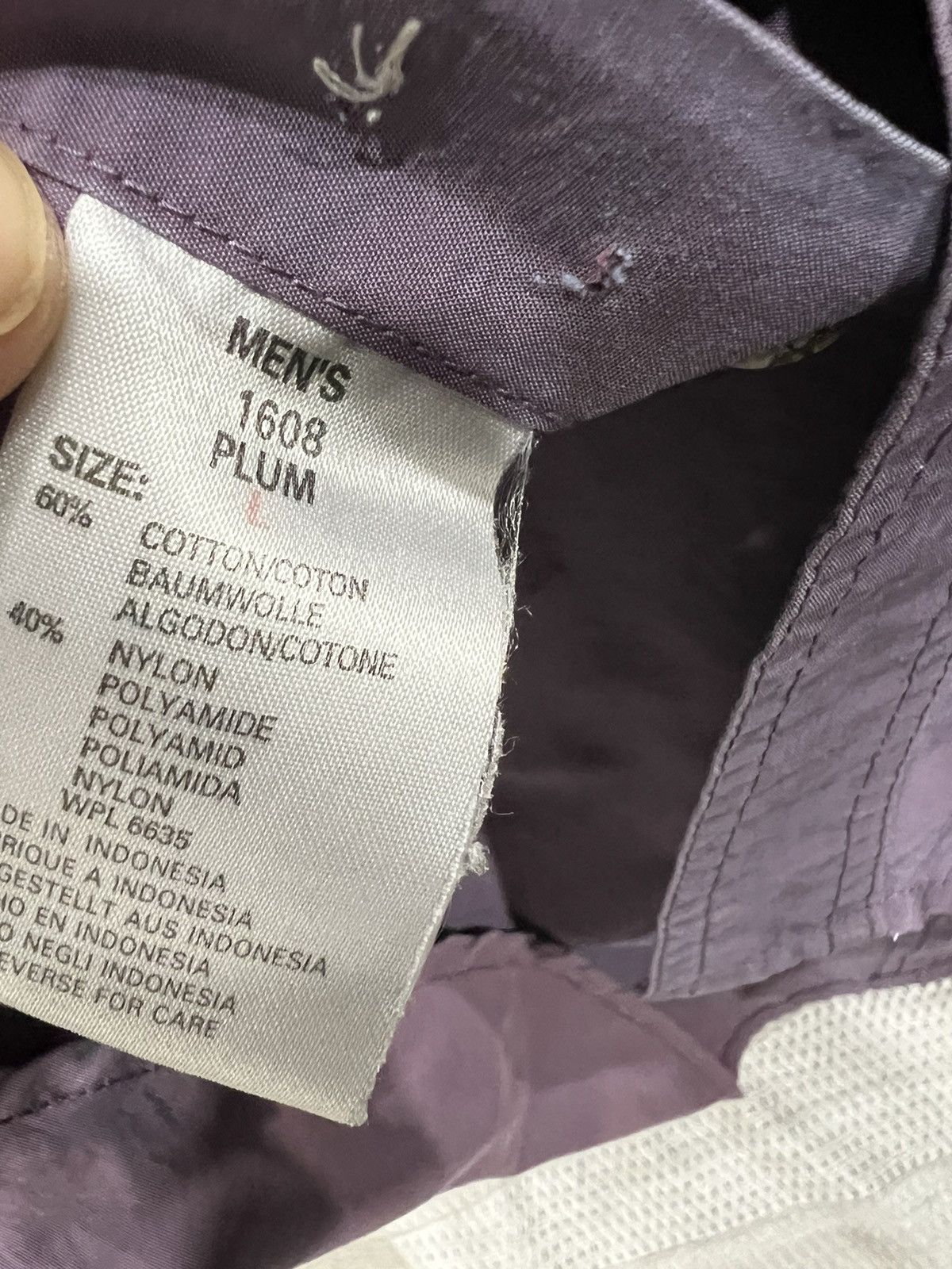 Woolrich Woolen Mills Vintage Woolrich Short Sleeve Button Up Shirt nylon plum L Size US L / EU 52-54 / 3 - 6 Thumbnail