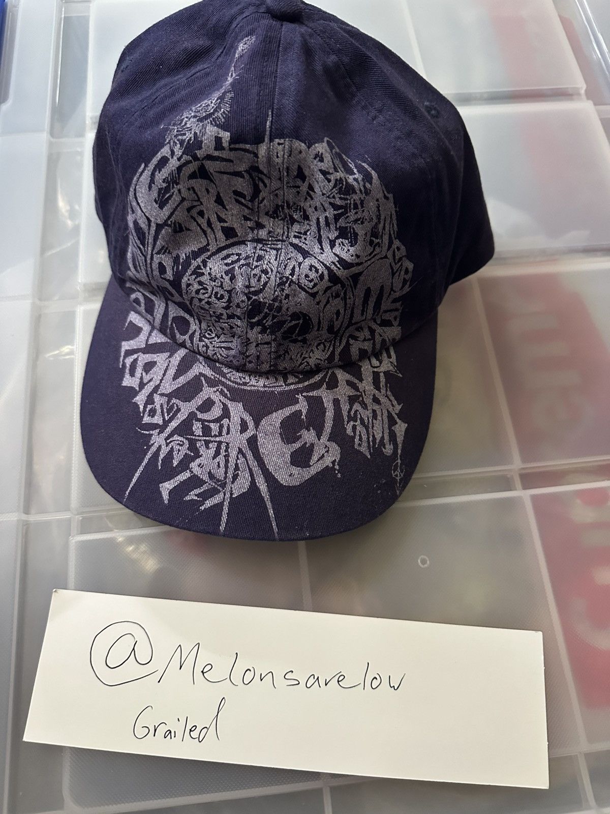 Liberty × Supreme Supreme Liberty 6-Panel - Navy/Purple Size ONE SIZE - 1 Thumbnail