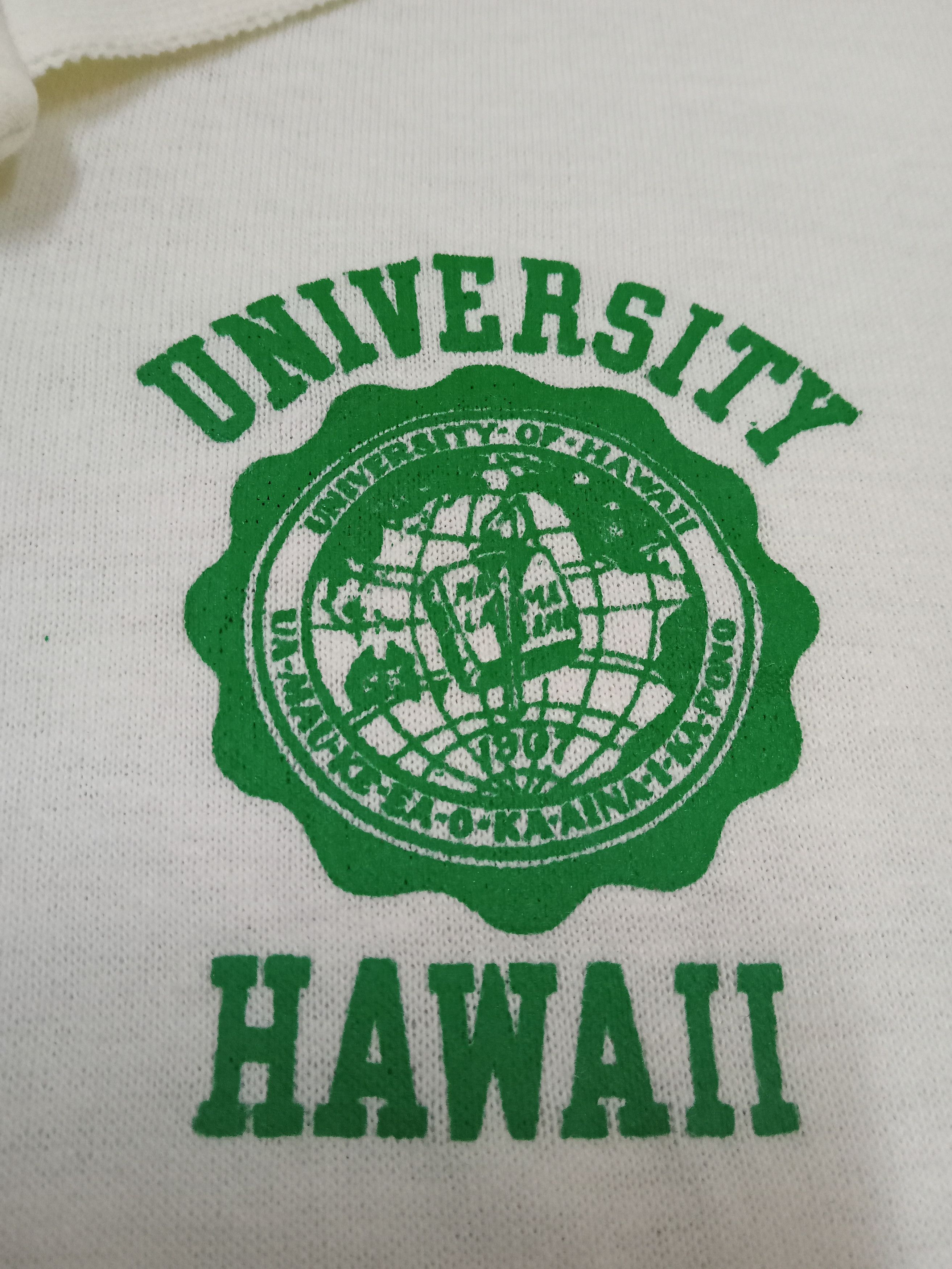 Vintage Vintage University Hawaii Extremely Rare Polo Shirt Size US M / EU 48-50 / 2 - 5 Thumbnail