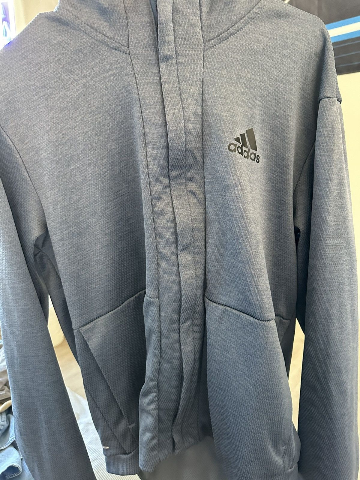 Adidas × Vintage Blue Adidas Zip Up Jacket Size US M / EU 48-50 / 2 - 1 Thumbnail