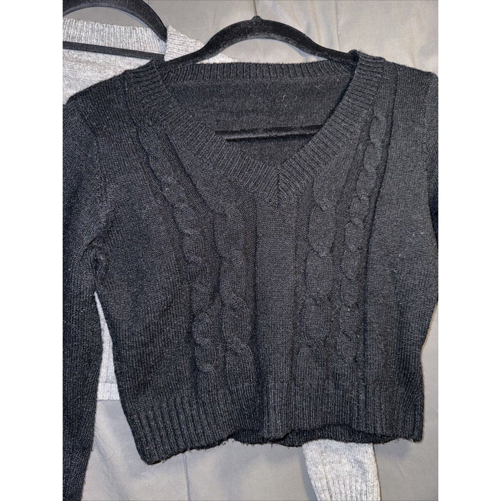 Shein SHEIN Long Sleeve Crop Cable Knit Sweater Womens S Lot Of 2 Size XXS / US 00 / IT 34 - 20 Thumbnail