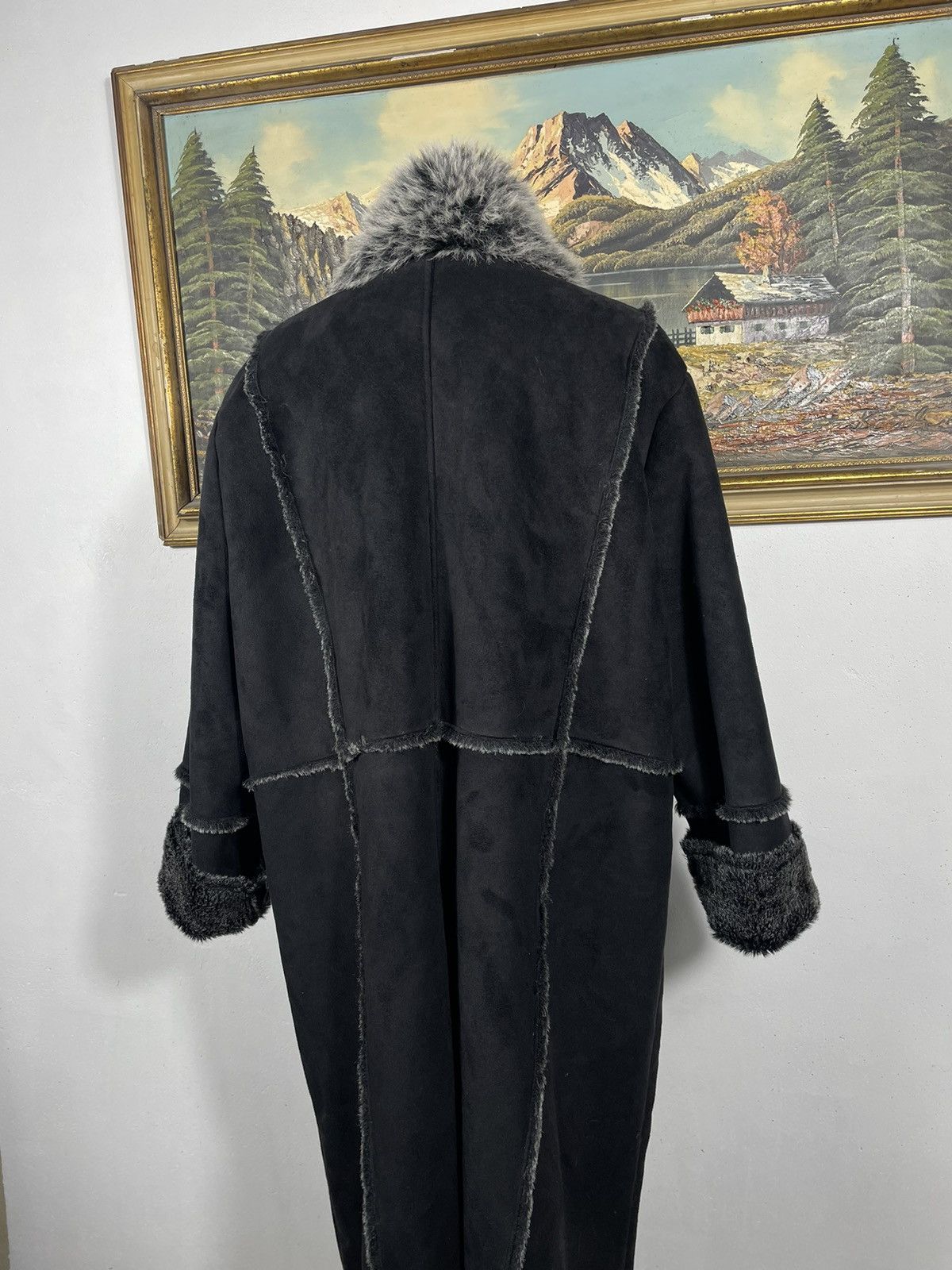 If Six Was Nine × Le Grande Bleu (L.G.B.) Button Ups Coat Avant Garde Affliction Grunge Retro 00s Size XL / US 12-14 / IT 48-50 - 6 Thumbnail