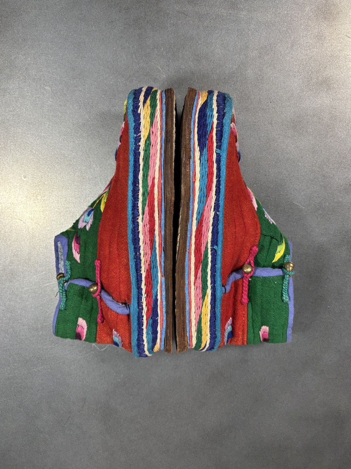 Vintage True Vintage Tibetan Boots Traditional Felt Lham 1970s Wool Size US 8.5 / IT 38.5 - 16 Thumbnail