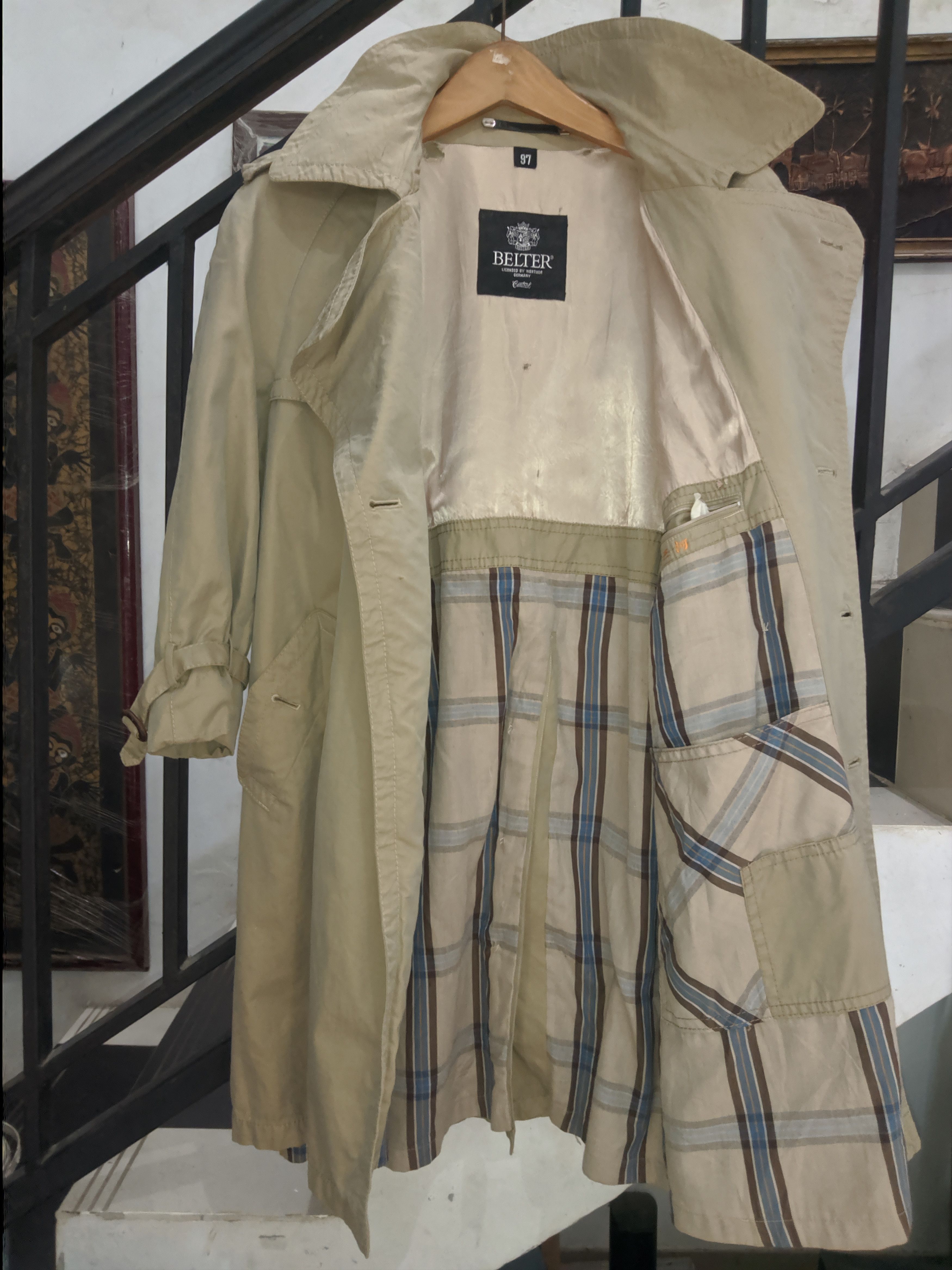 American Trench × Japanese Brand 🌹vintage BELTER classic 🌹 Size L / US 10 / IT 46 - 3 Thumbnail
