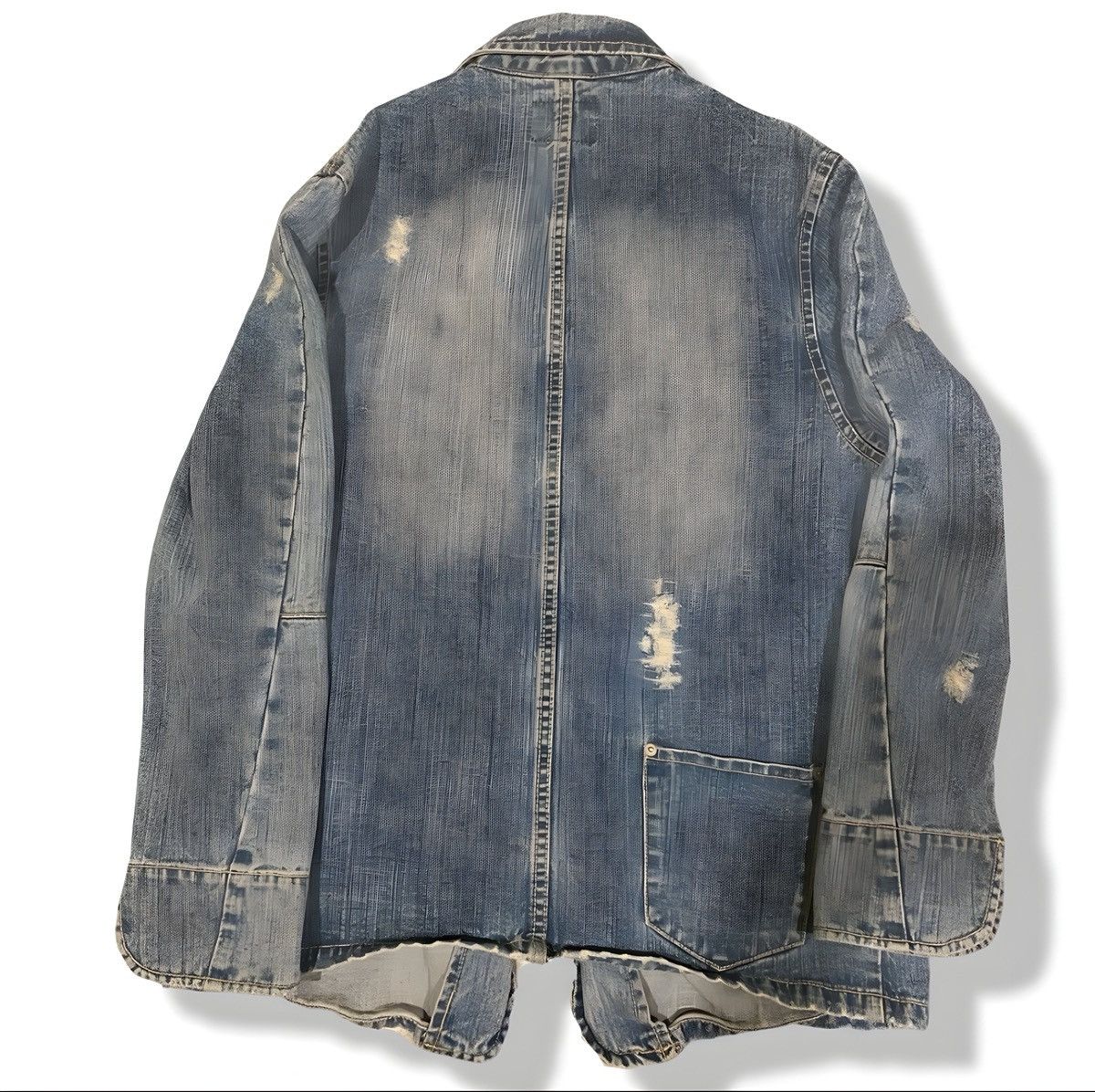 Other Distressed Denim Chore Jacket Size US M / EU 48-50 / 2 - 2 Thumbnail