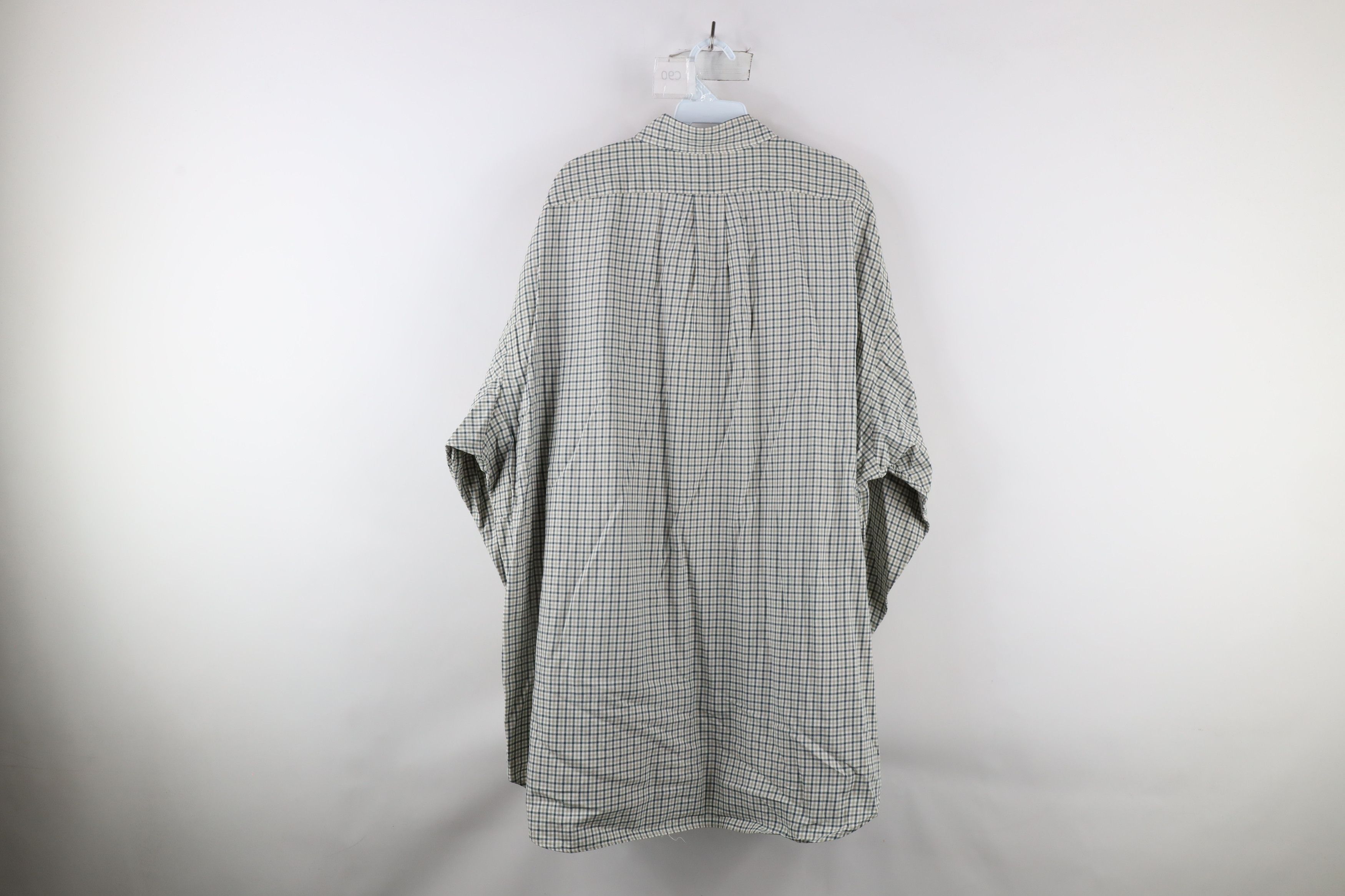 Ralph Lauren × Vintage Vintage 90s Ralph Lauren Collared Button Down Shirt Plaid Size US XXL / EU 58 / 5 - 7 Thumbnail