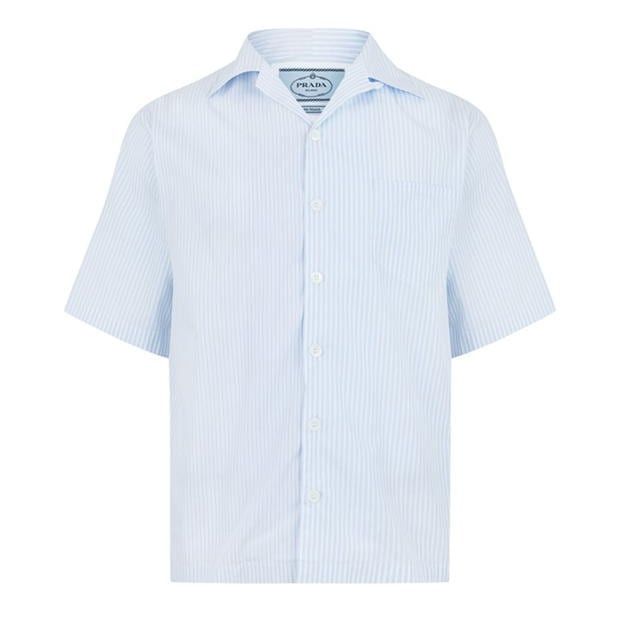 Prada PRADA Striped Cotton Shirt Size US XL / EU 56 / 4 - 1 Thumbnail
