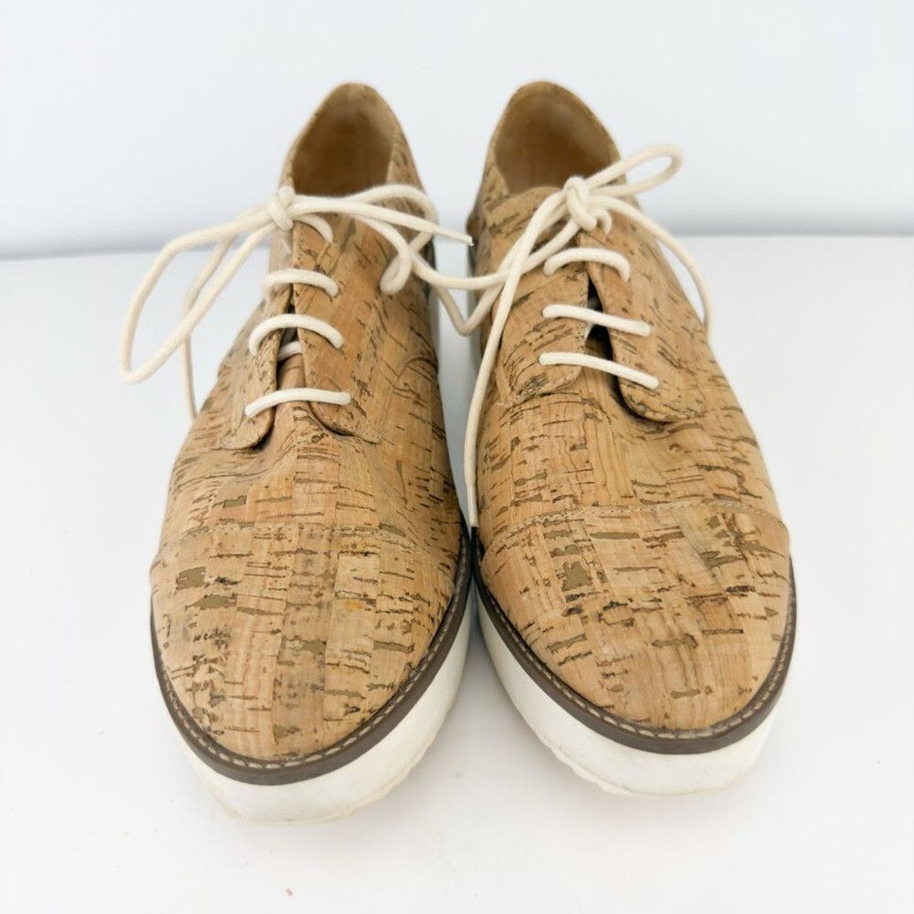 SCHUTZ SCHUTZ Oxford Cut Out Cork Lightweight Contemporary Tan Size US 11 / IT 41 - 11 Thumbnail