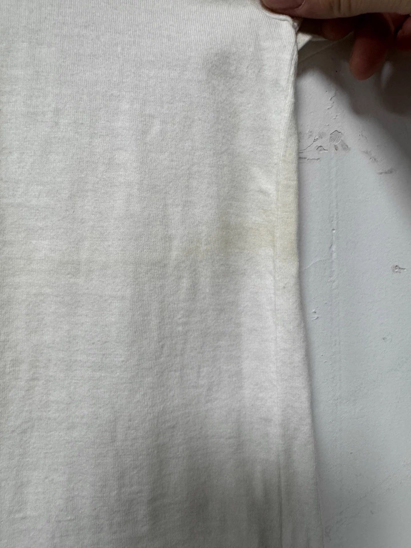 Comme des Garcons CDG Naval Collar White/Black Trim Tee S Japan Worn-Stained Size S / US 4 / IT 40 - 4 Thumbnail