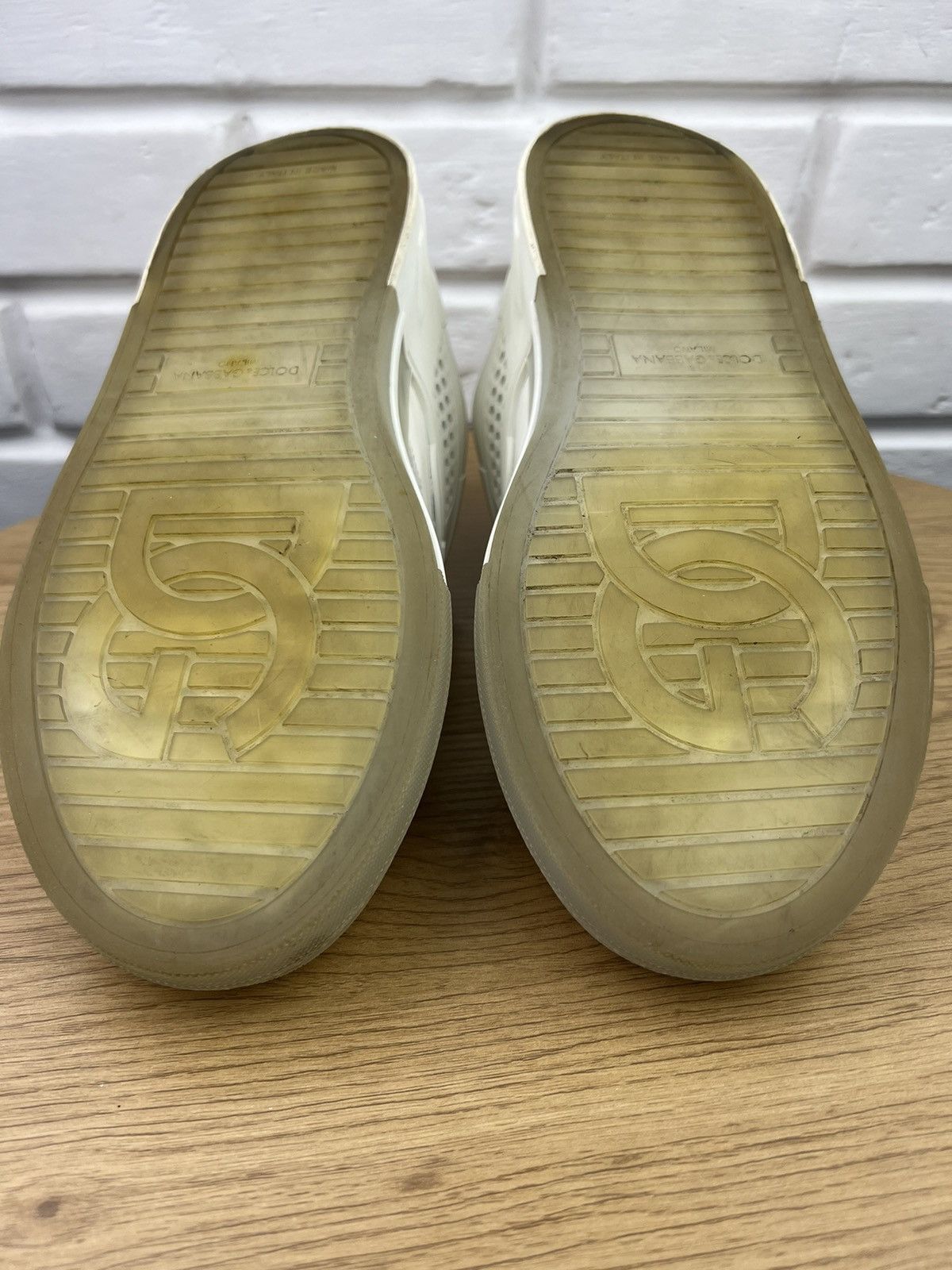 Dolce & Gabbana DOLCE&GABBANA Sneakers Leather Shoes Custom 2.Zero DG Logo Size US 8.5 / EU 41-42 - 18 Thumbnail