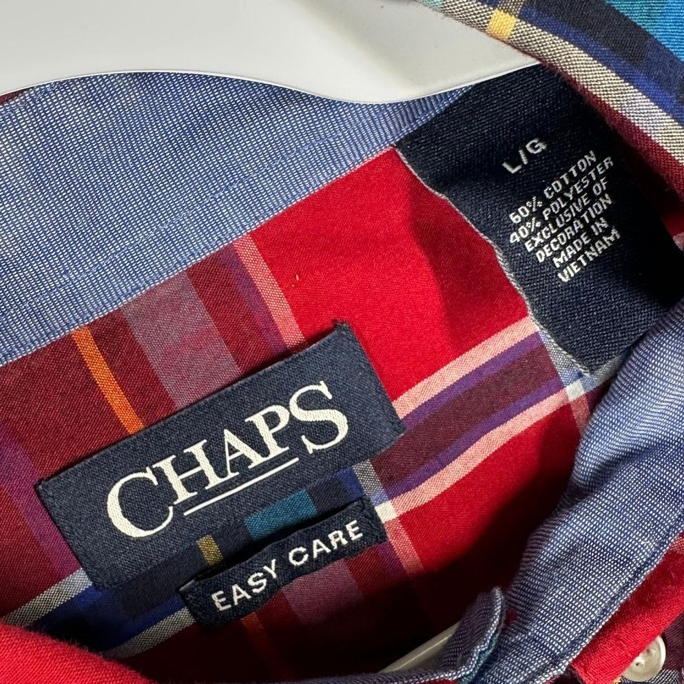 Chaps Chaps Men’s Large Button-Down Shirt | Classic Casual Size US L / EU 52-54 / 3 - 3 Thumbnail