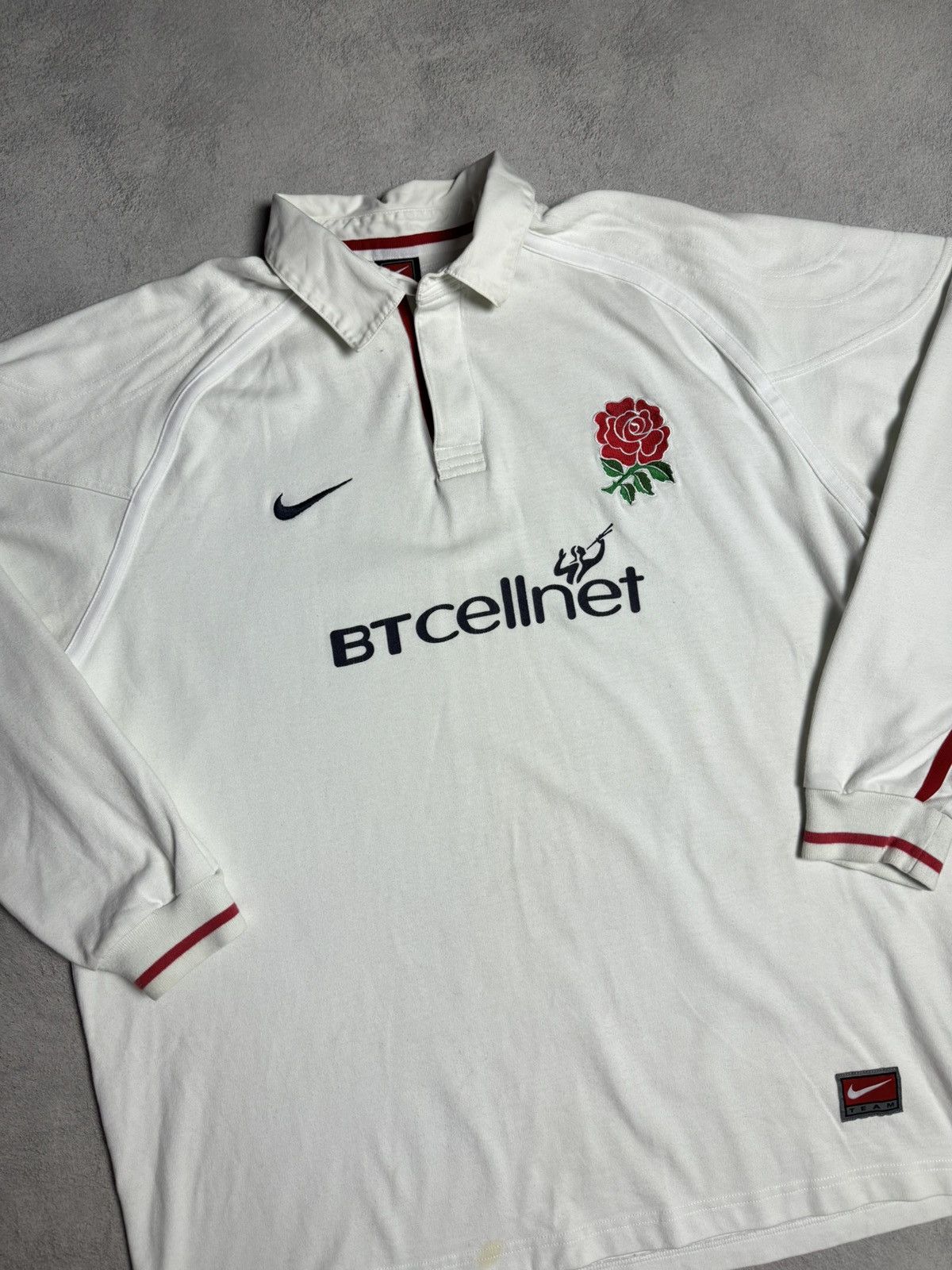 Nike England 1999 2000 Home Rugby Shirt Long Sleeve Jersey Nike Size US XXL / EU 58 / 5 - 3 Thumbnail
