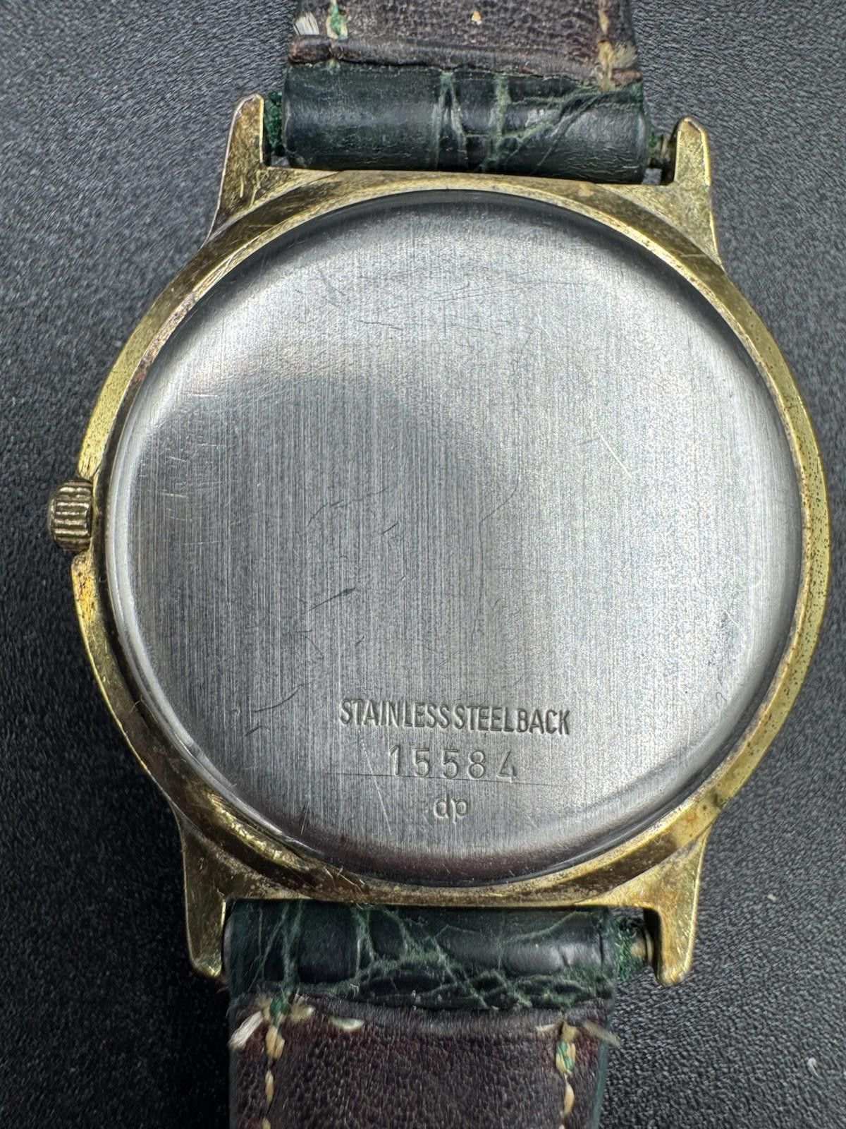 Courreges Vintage Courreges Paris Quartz Date Watch Swiss Made White D Size ONE SIZE - 5 Thumbnail