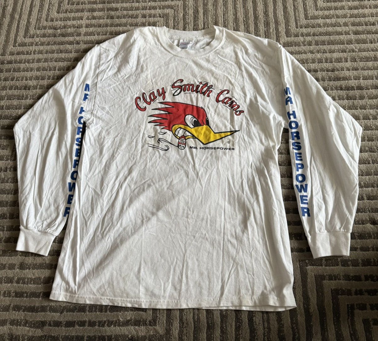 Vintage CLAY SMITH CAMS MR. HORSEPOWER VINTAGE LONGSLEEVE Size US L / EU 52-54 / 3 - 1 Thumbnail