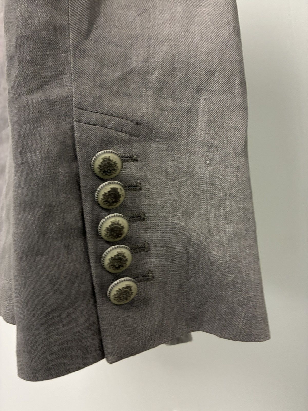 John Varvatos Linen Multibutton Jacket EU 48 USA 38 Size US M / EU 48-50 / 2 - 16 Thumbnail