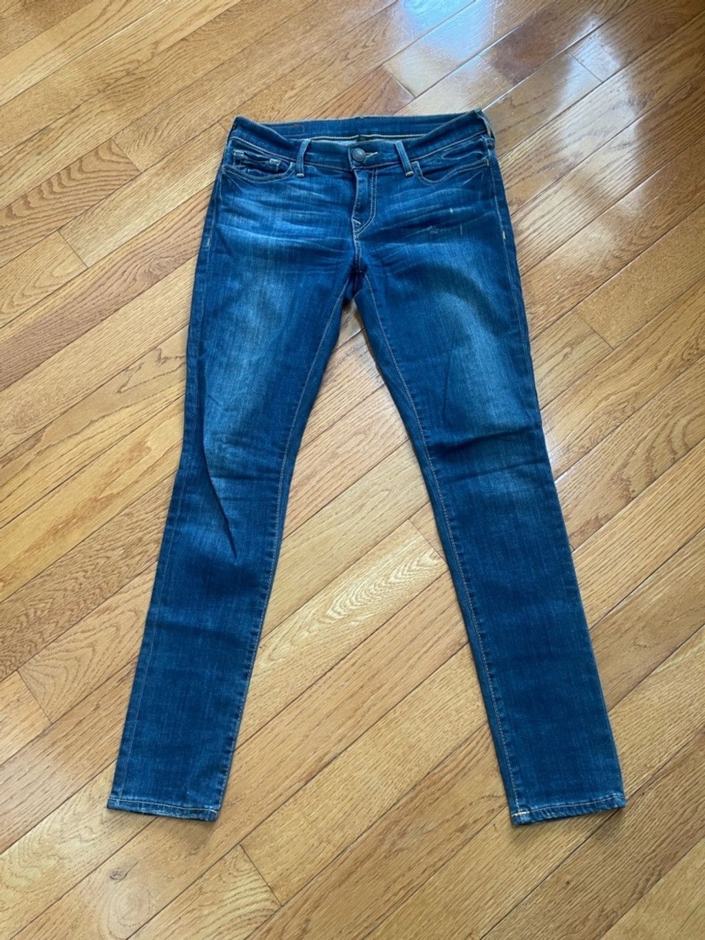 True Religion True Religion Mid Rise Skinny Jeans Size 28 Made in USA Y2K Size 28" / US 6 / IT 42 - 2 Thumbnail