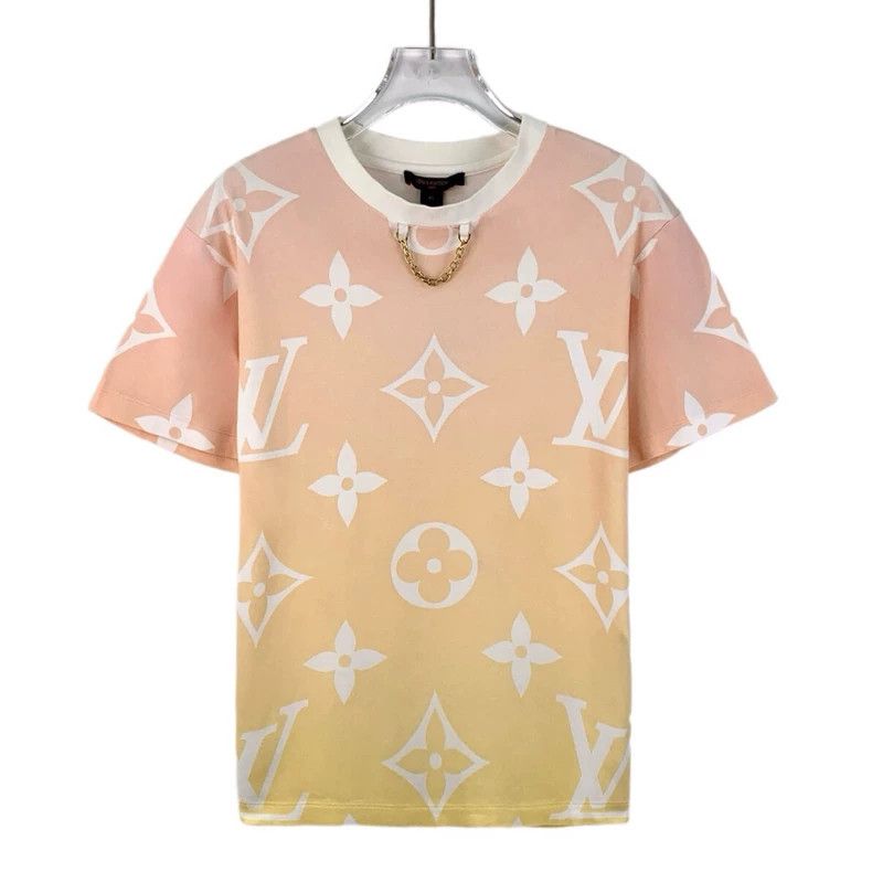 Louis Vuitton Louis Vuitton Color-block logo printed gradient cotton cre Size XS / US 0-2 / IT 36-38 - 1 Thumbnail