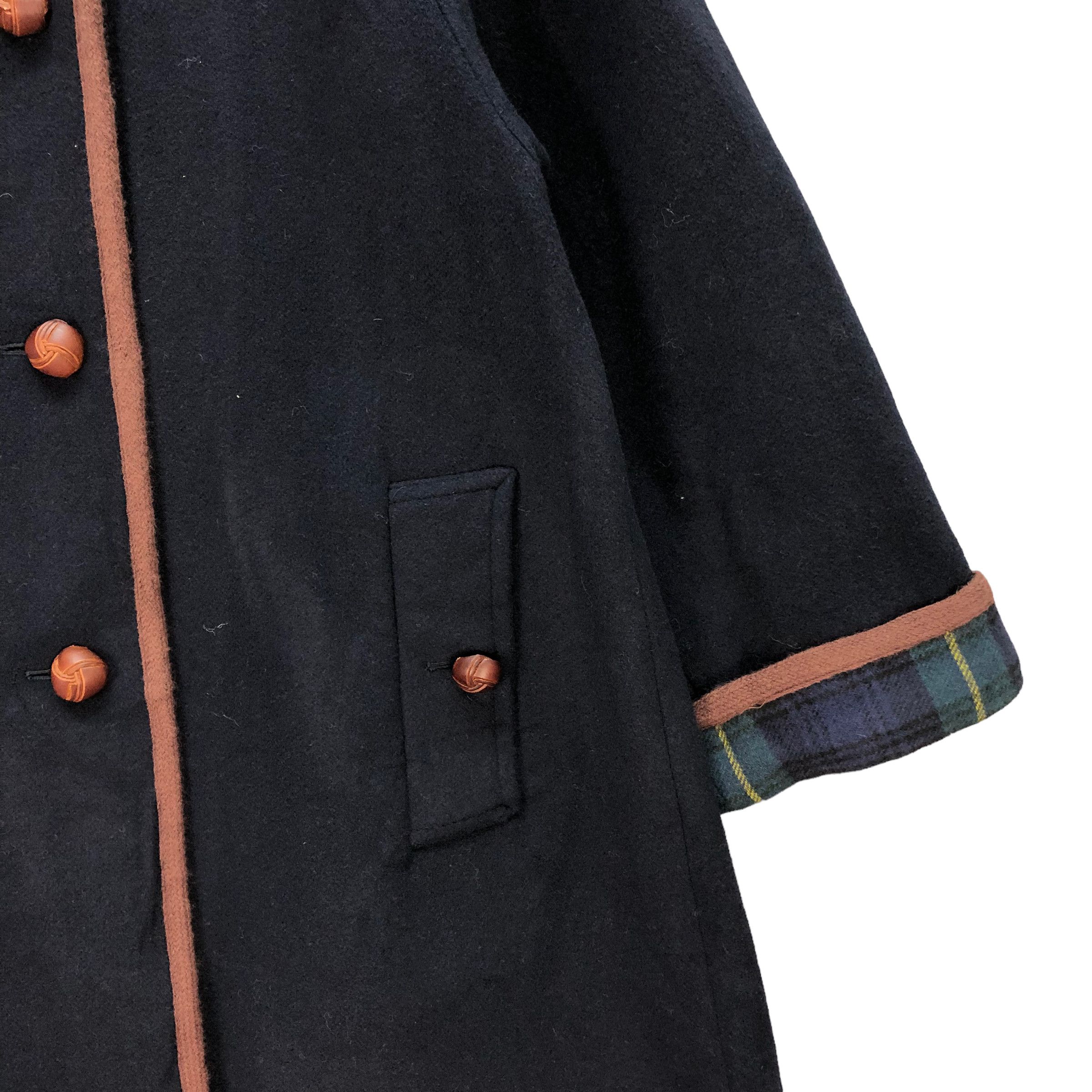 Burberry BURBERRYS MADE IN ENGLAND WOOL LONG COAT #7344-131 Size M / US 6-8 / IT 42-44 - 4 Thumbnail