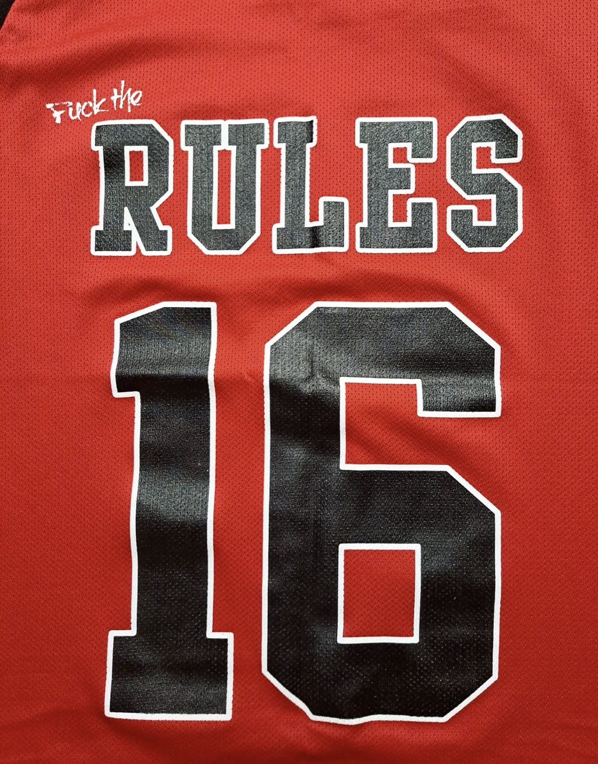 Band Tees FIRST BLOOD x FUCK THE RULES x Jersey 2016 Size US XXL / EU 58 / 5 - 4 Thumbnail
