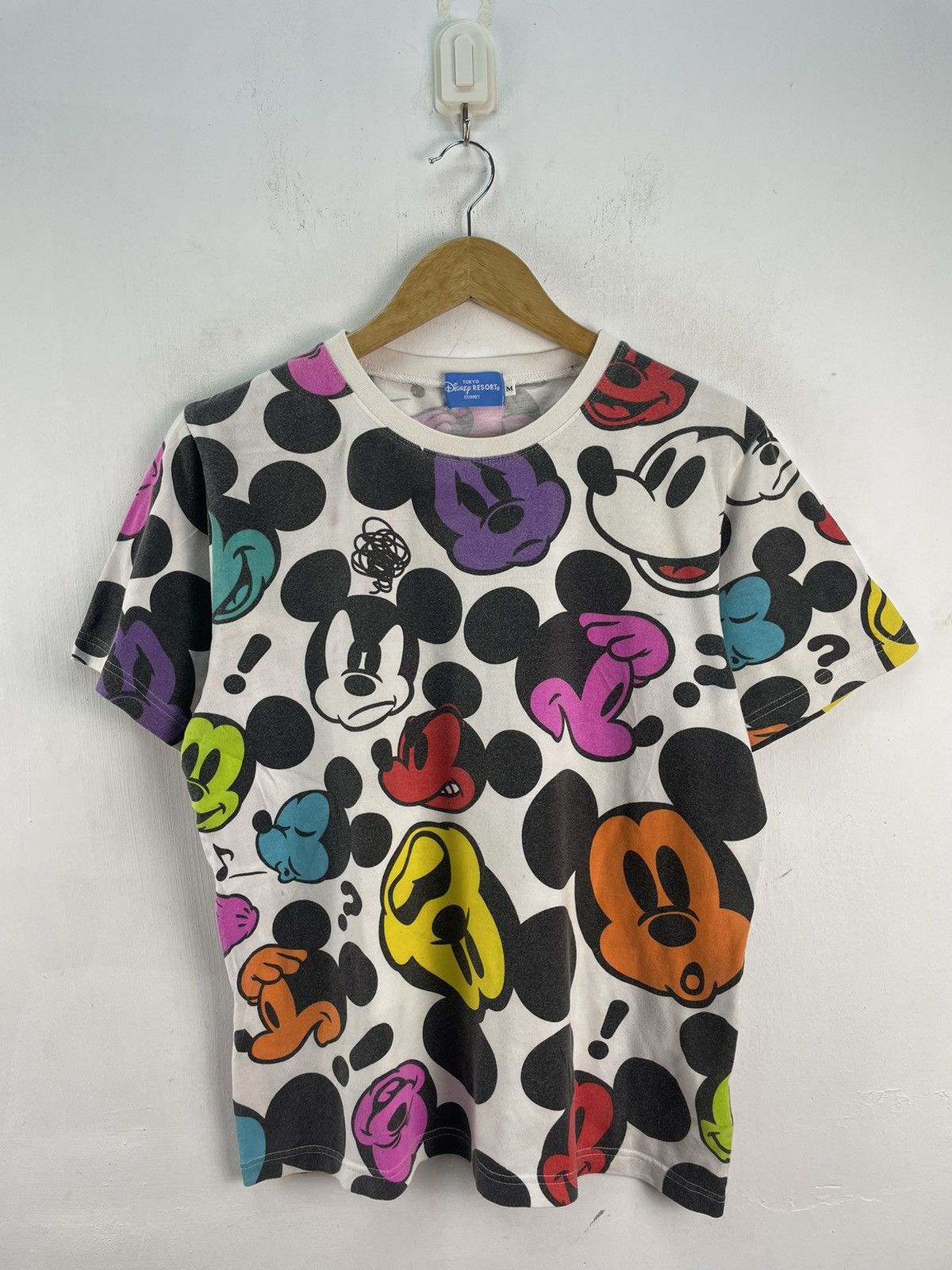 Disney × Mickey Mouse Vintage Y2K Mickey Mouse Tshirt Fullprint Tokyo Disneyland Size US M / EU 48-50 / 2 - 1 Thumbnail