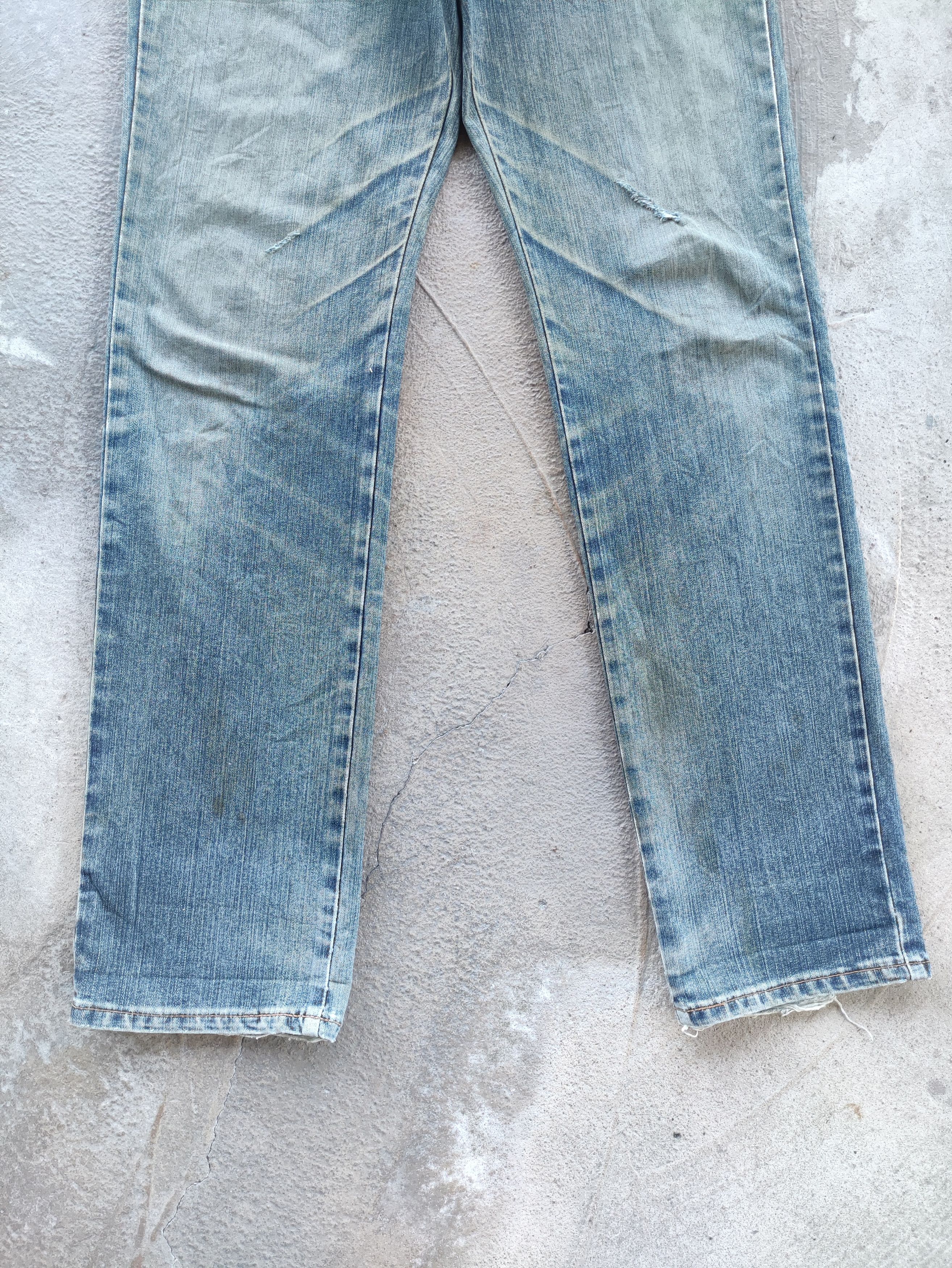 Edwin Vintage Edwin Jean Distressed Faded Denim Size US 32 / EU 48 - 4 Thumbnail
