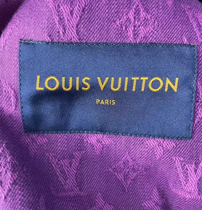 Louis Vuitton Louis Vuitton purple full print denim jacket 2412-Nextarrow Size US M / EU 48-50 / 2 - 3 Thumbnail