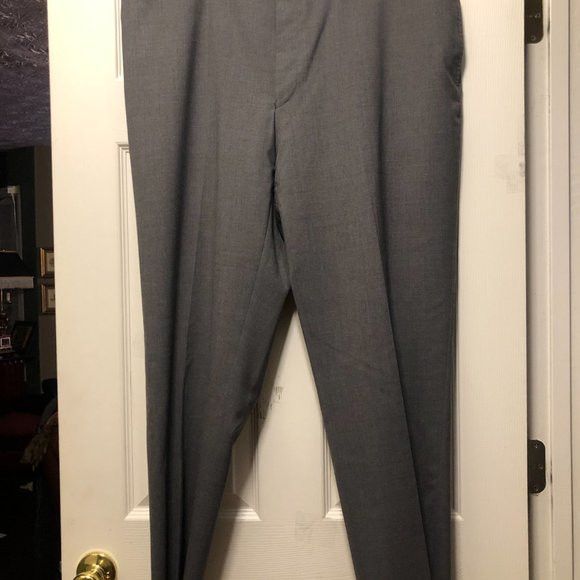 Ralph Lauren Ralph Lauren men's gray wool dress pants size: 42/30 Size 42R - 2 Thumbnail