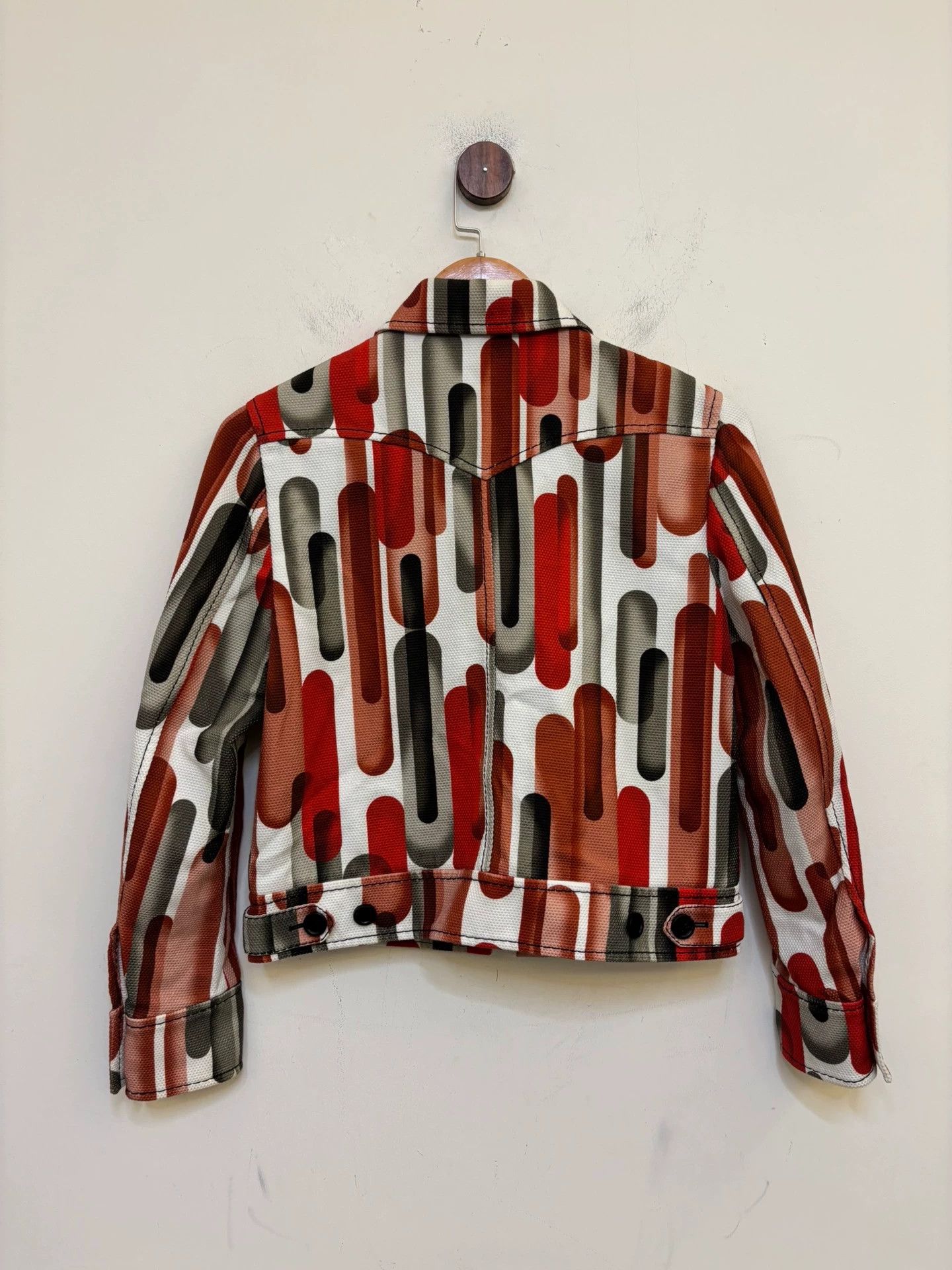 Bottega Veneta Bottega Veneta Women's Short Printed Sashiko Jacket 99% New Size XS / US 0-2 / IT 36-38 - 6 Thumbnail