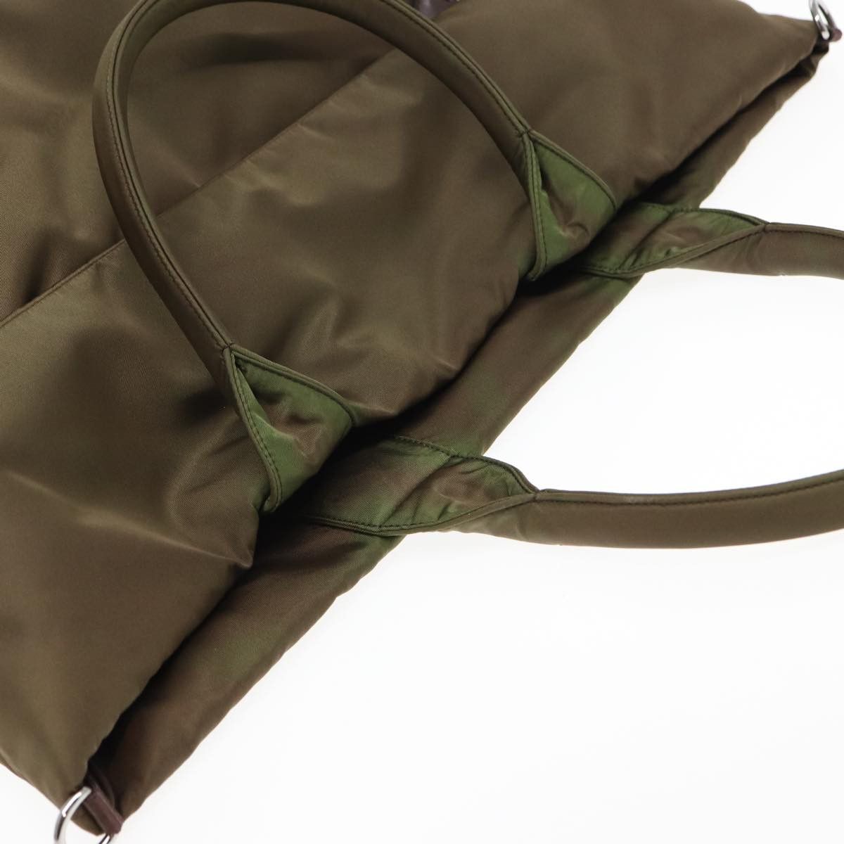 Prada PRADA Tote Bag Nylon Khaki Size ONE SIZE - 6 Thumbnail
